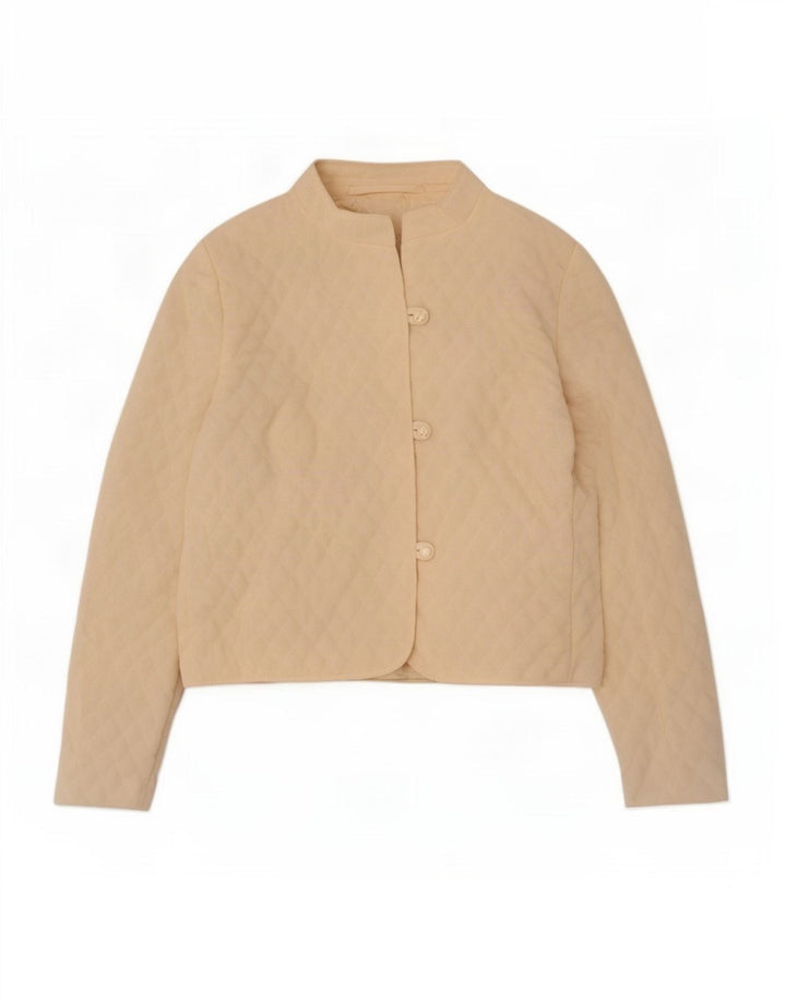 Goldix γυναικείο καπιτονέ μπουφάν UK 8 Small Off White Polyester