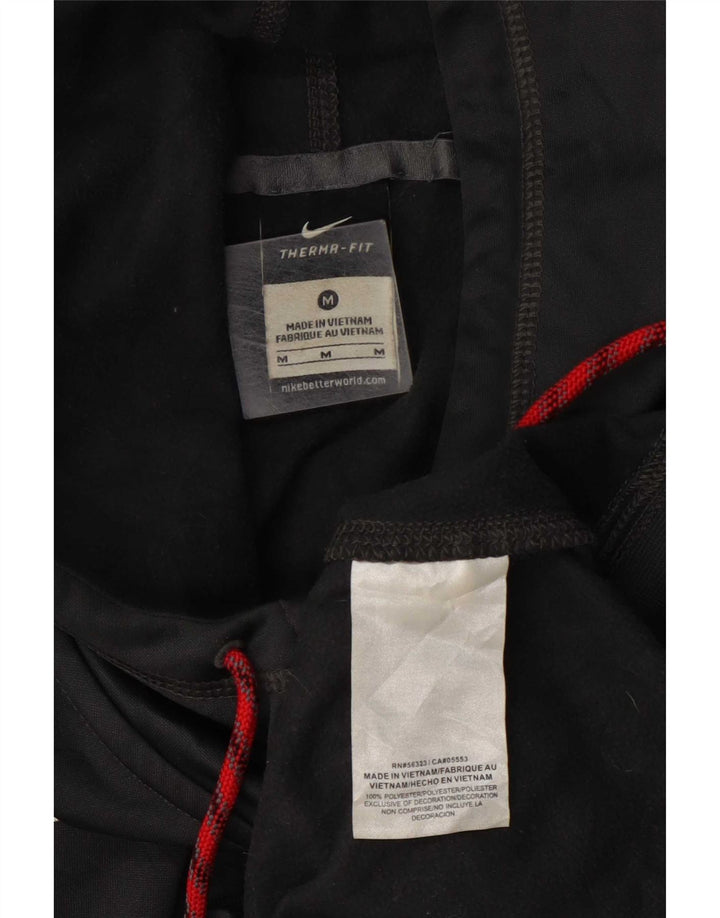 Ανδρικό πουλόβερ Nike State Ohio με φερμουάρ με κουκούλα μεσαίου γκρι πολυεστέρα