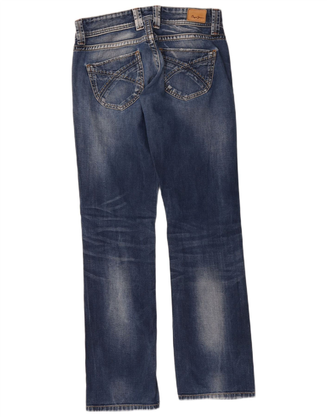 PEPE Jeans Γυναικείο Bootcut Jeans W27 L32 Μπλε βαμβακερό