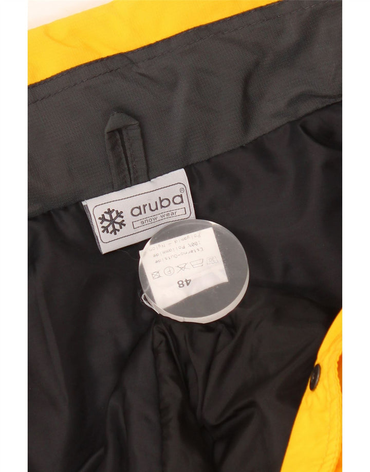 Vintage Ανδρικό αδιάβροχο μπουφάν για σκι IT 48 Medium Yellow Colourblock