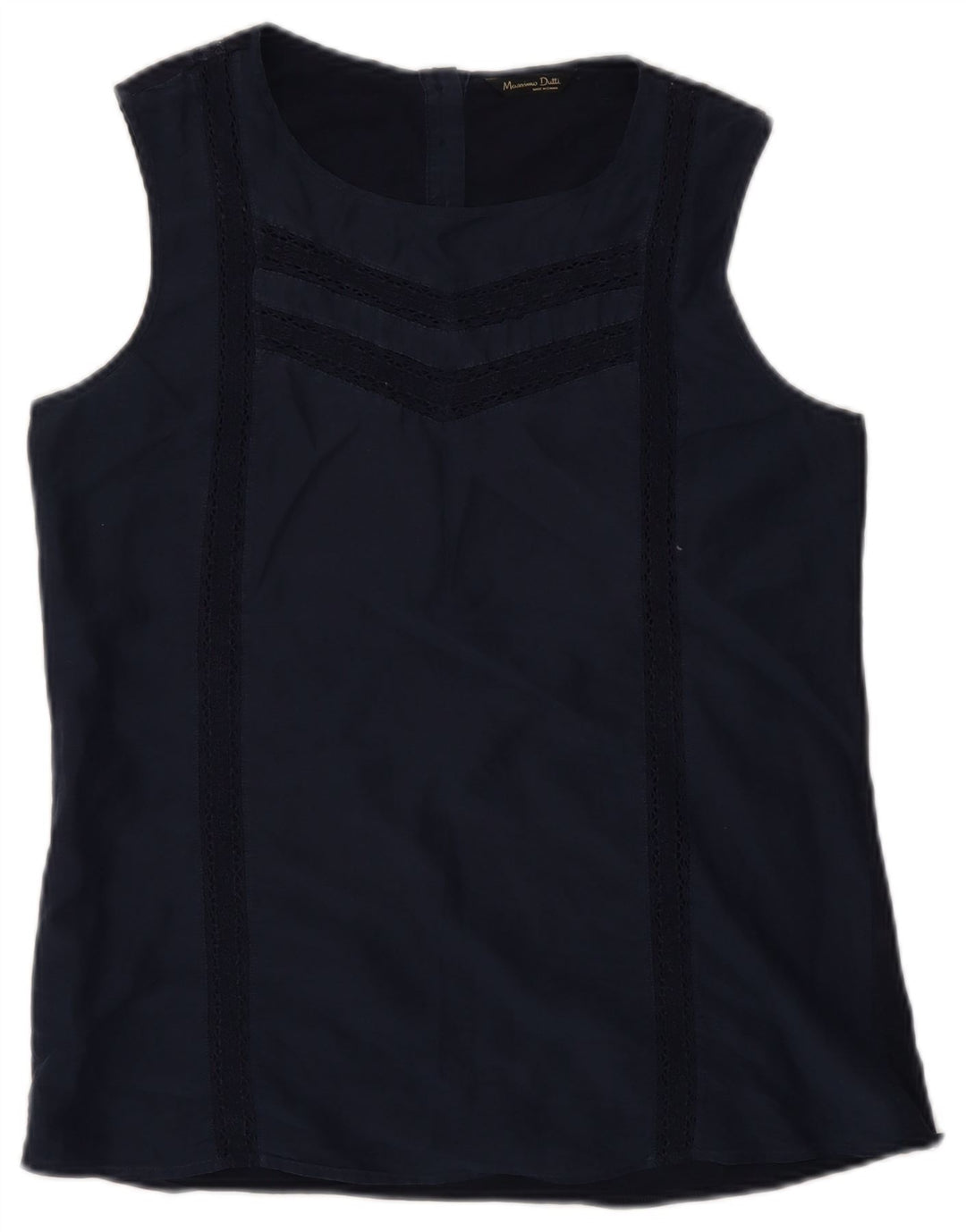Massimo Dutti Γυναικείο Γιλέκο Τοπ UK 12 Medium Navy Blue