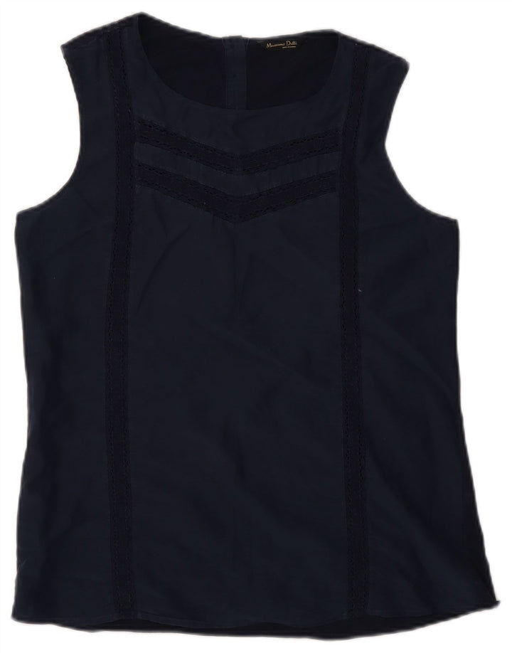 Massimo Dutti Γυναικείο Γιλέκο Τοπ UK 12 Medium Navy Blue