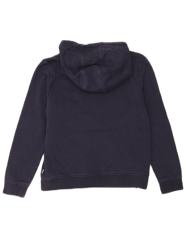 Hugo Boss Boys Graphic Hoodie Jumper 8-9 Years Navy Blue Cotton