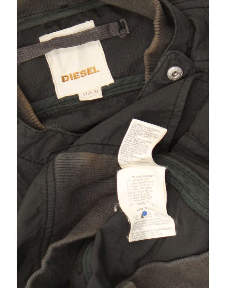 Diesel Γυναικείο Στρατιωτικό Μπουφάν UK 18 XL Μαύρο νάιλον
