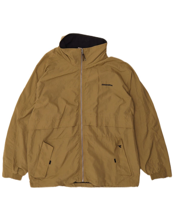 Diadora Ανδρικό μπουφάν βροχής UK 38 Medium Khaki Polyamide