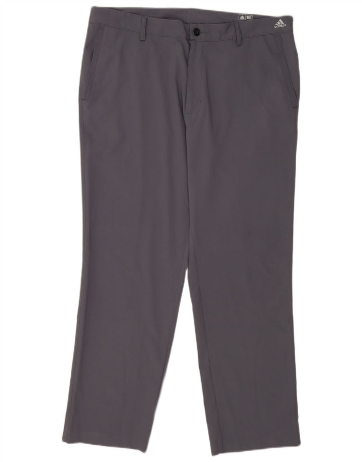 Ανδρικό ίσιο παντελόνι Chino Golf Adidas W36 L30 Grey Polyester