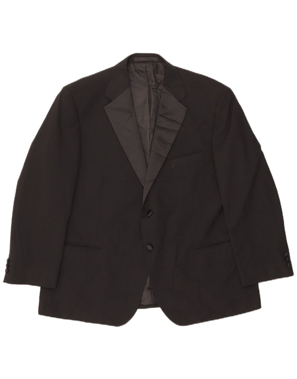 Marks & Spencer Ανδρικό σακάκι blazer UK 46 XL Black Colourblock