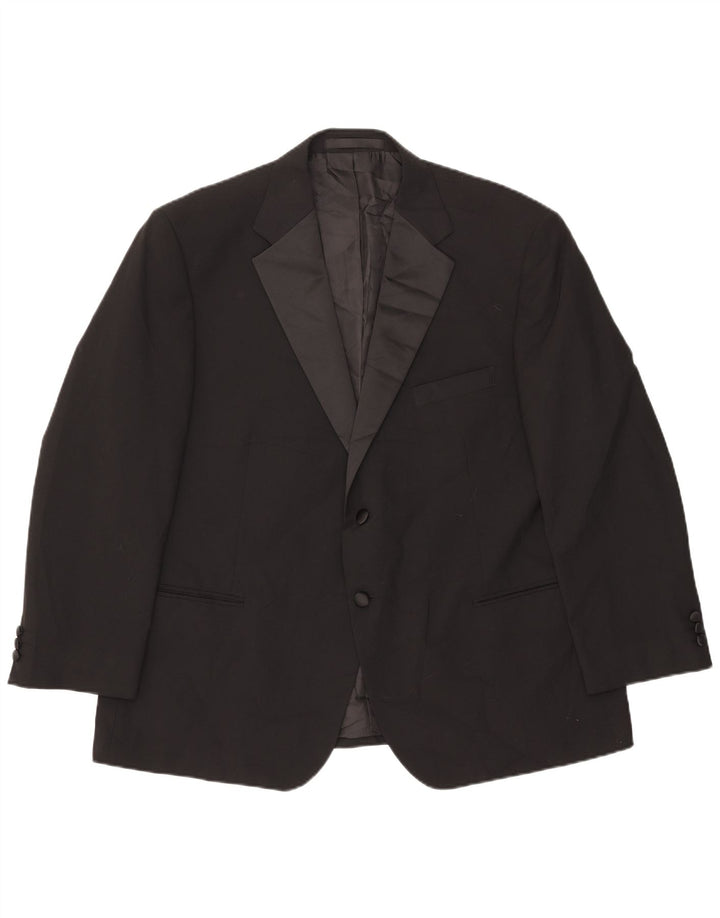 Marks & Spencer Ανδρικό σακάκι blazer UK 46 XL Black Colourblock