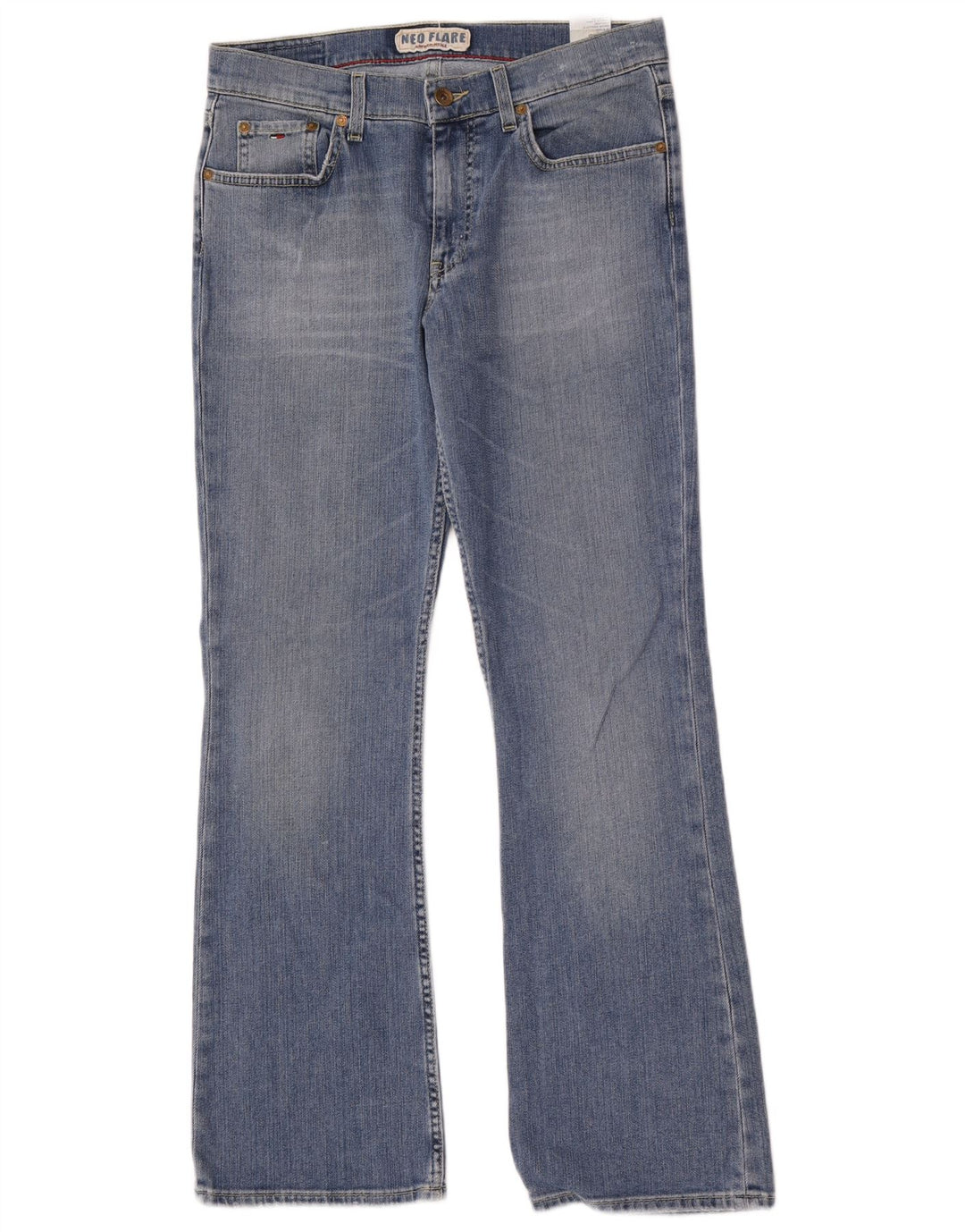 Tommy Hilfiger γυναικείο τζιν με φλάντζα W31 L30 μπλε βαμβακερό