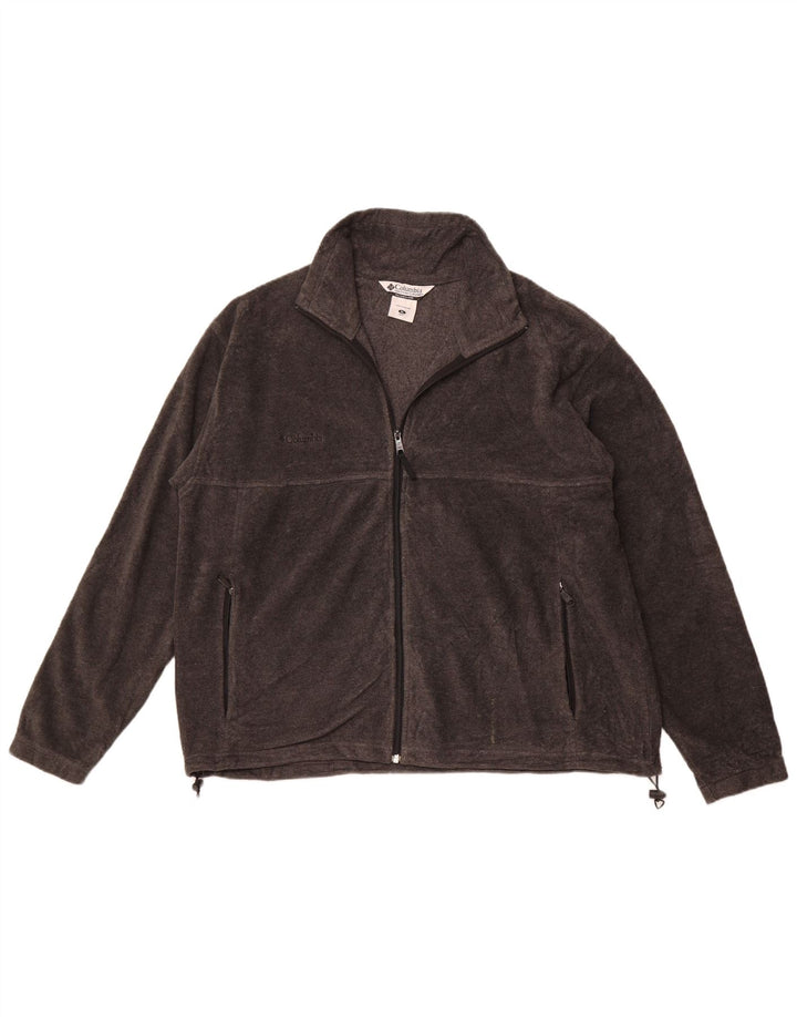 COLUMBIA Ανδρικό Fleece Jacket UK 42 XL Grey Polyester
