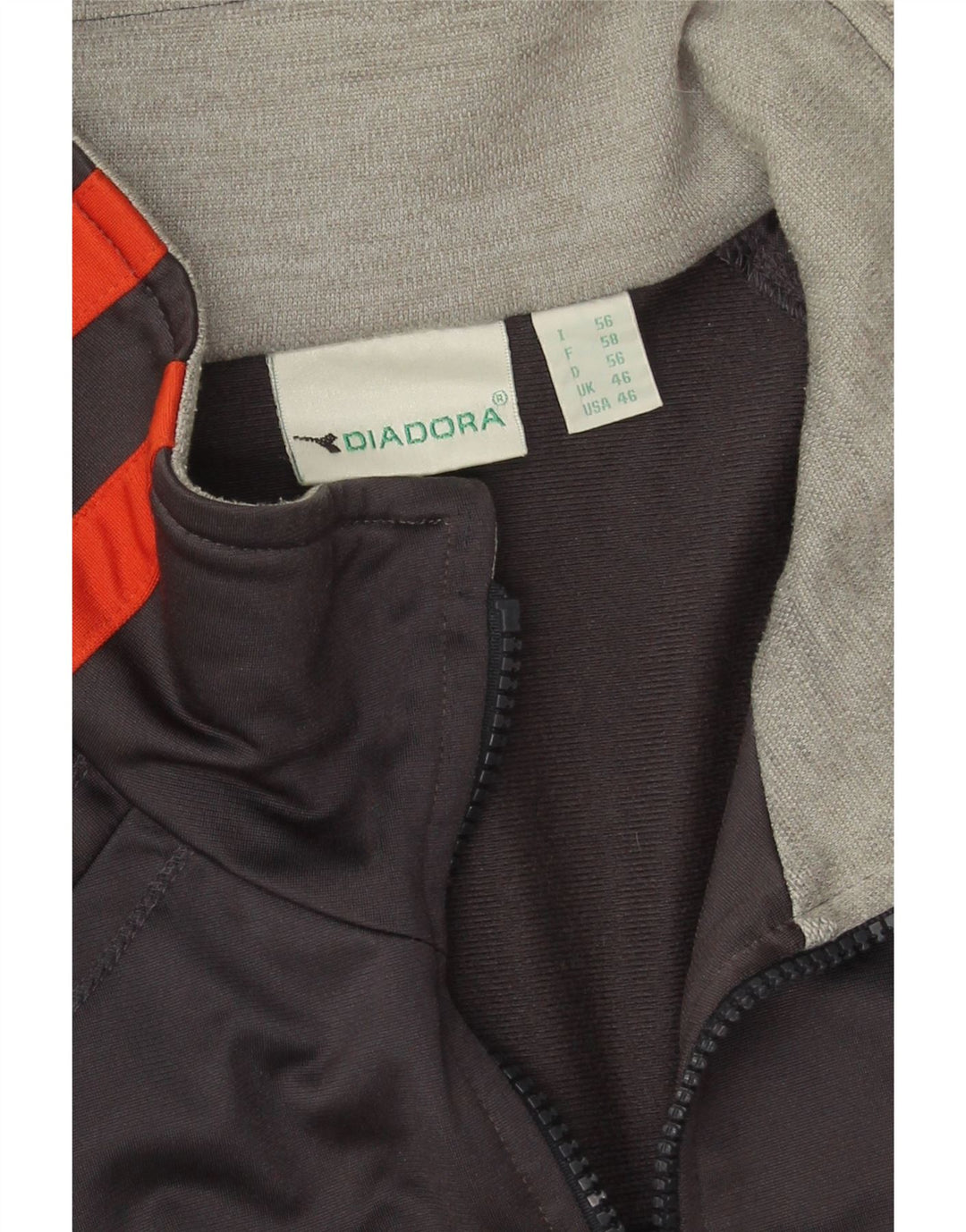 Ανδρική φόρμα Diadora Top Jacket UK 46 2XL Grey Colourblock Polyester