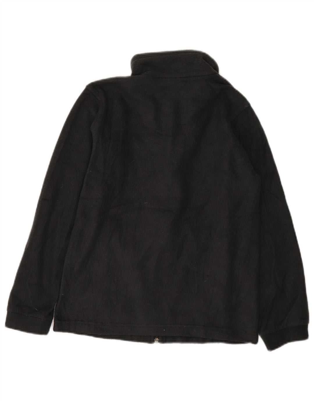 Columbia Girls Fleece Jacket 10-11 Years Medium Black Polyester