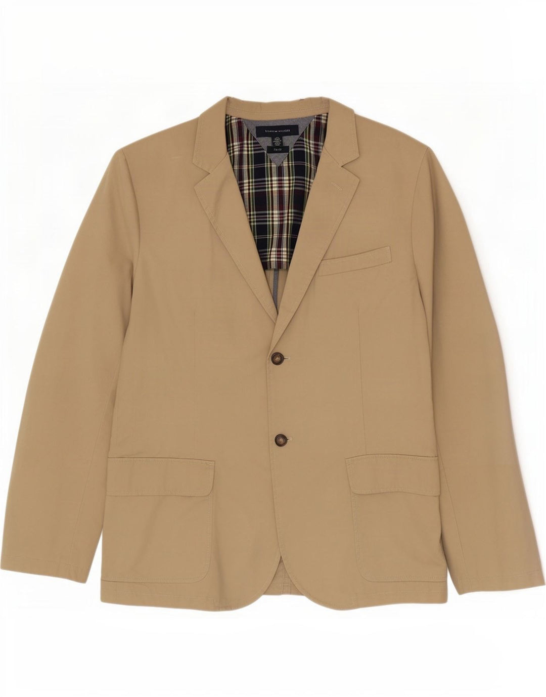Tommy Hilfiger Ανδρικό μπουφάν μπλέιζερ με 2 κουμπιά UK 40 Large Beige