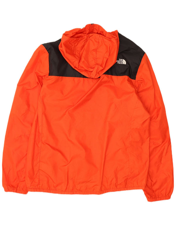 Ανδρικό μπουφάν βροχής με κουκούλα North Face UK 40 Large Orange Colourblock