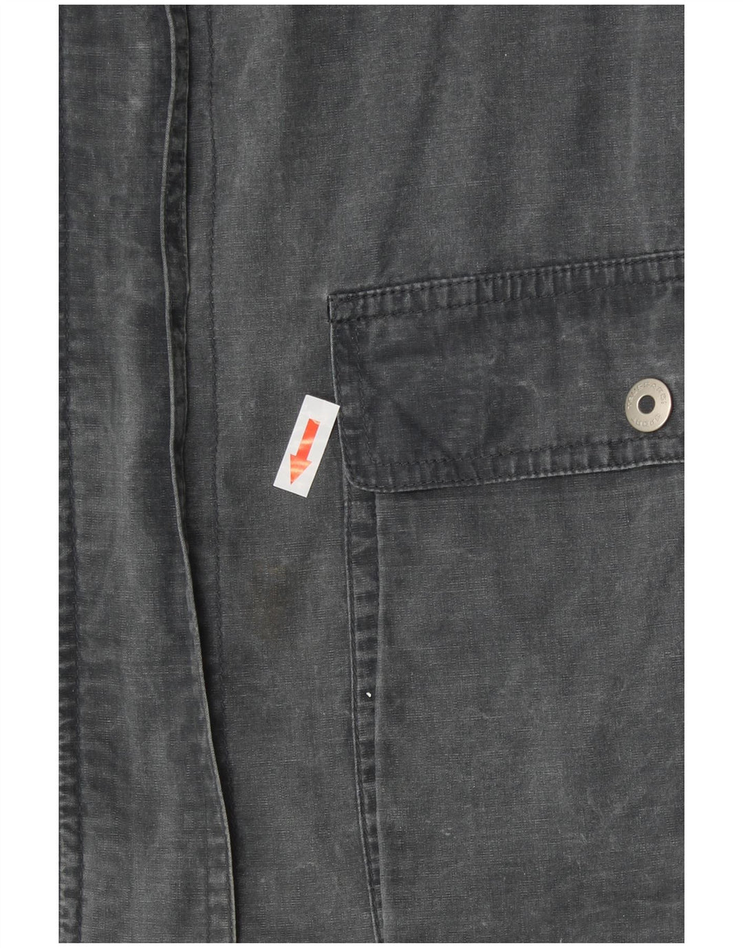 TRUSSARDI Γυναικείο Utility Μπουφάν με κουκούλα IT 44 Μεσαίο Γκρι Βαμβακερό