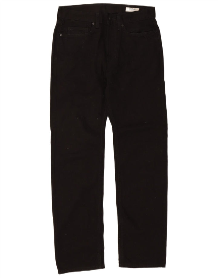 Ανδρικό τζιν ίσιο Marks & Spencer Regular Fit W32 L31 Μαύρο βαμβακερό