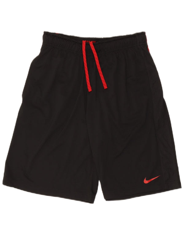 Γυναικείο αθλητικό σορτς Nike Dri Fit UK 12 μεσαίου μαύρου πολυεστέρα