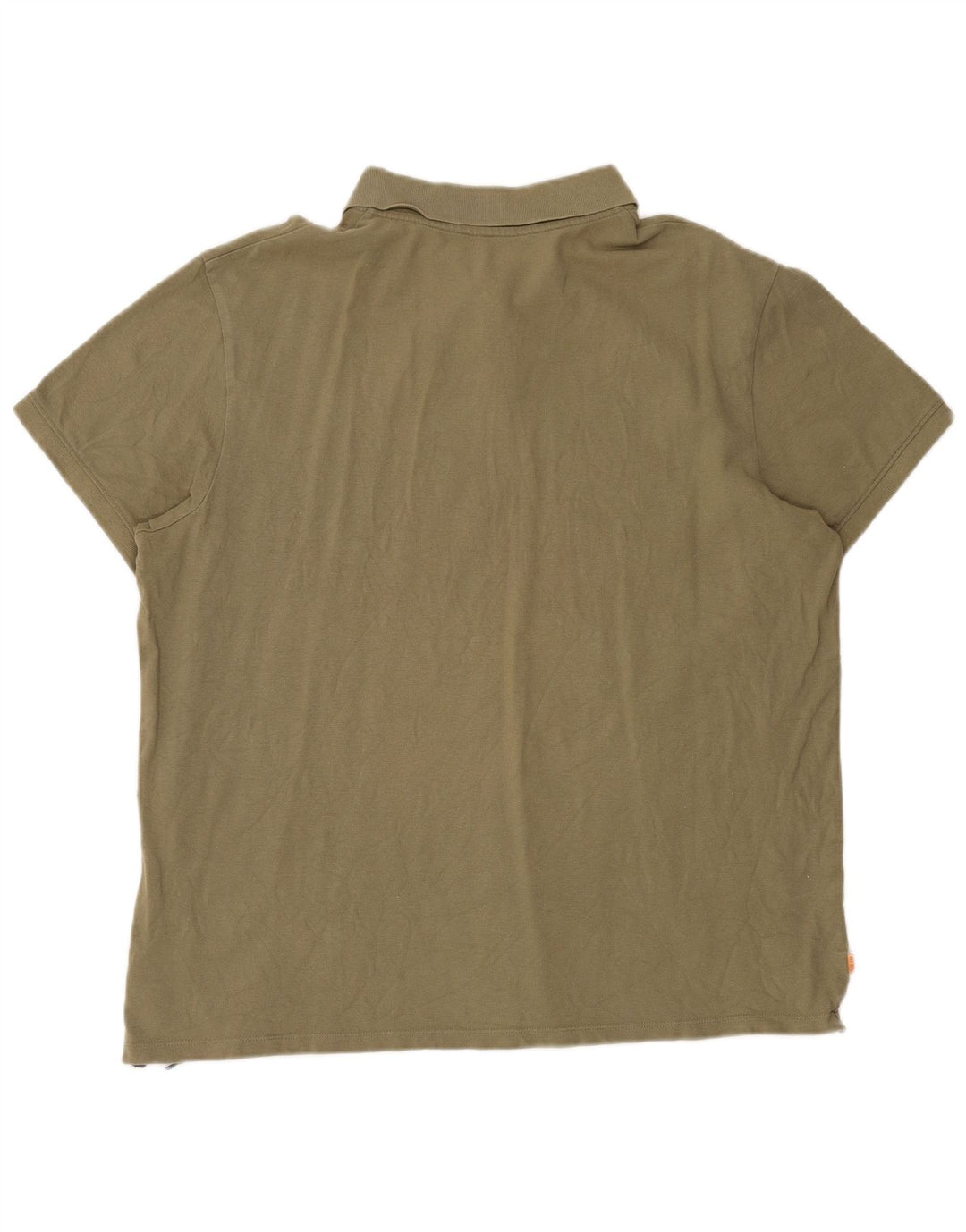 TIMBERLAND Ανδρικό πουκάμισο Polo Slim Fit 3XL Χακί βαμβακερό