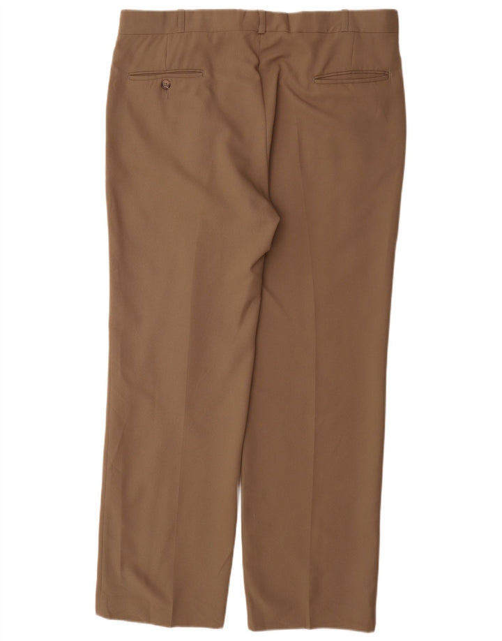 Farah Ανδρικό παντελόνι Chino με καρφίτσα W38 L31 Μπεζ πολυεστέρας