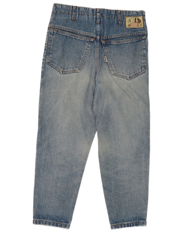 Americanino Γυναικείο Ψηλόμεσο Τζιν Cropped Small W28 L23 Μπλε βαμβακερό