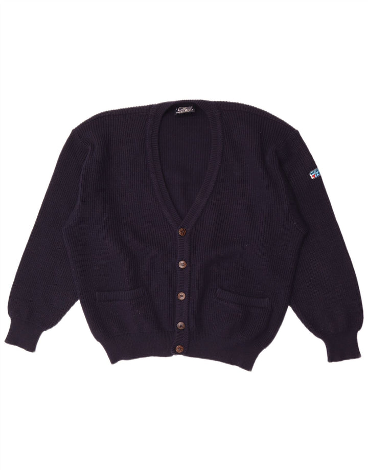 Ανδρικό πουλόβερ με ζακέτα North Pole XL Navy Blue