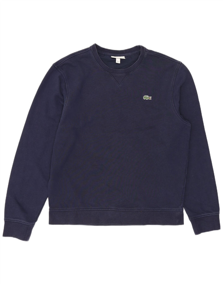 LACOSTE Ανδρικό Φούτερ Jumper Μέγεθος 4 Μεσαίο Βαμβακερό Ναυτικό Μπλε