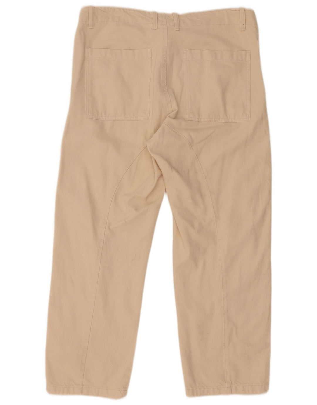 Zara Γυναικείο Straight Jeans Large W30 L27 Beige