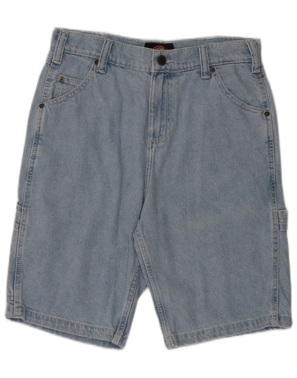 DICKIES Ανδρικό τζιν σορτς Cargo W28 Μικρό Μπλε Βαμβακερό