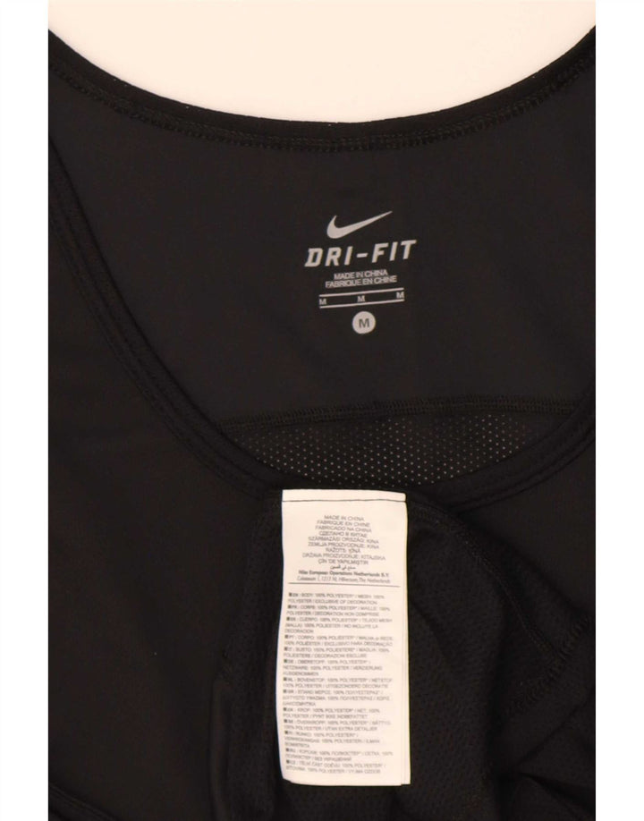 Ανδρικό γιλέκο Nike Dri Fit, μεσαίο μαύρο πολυεστέρας