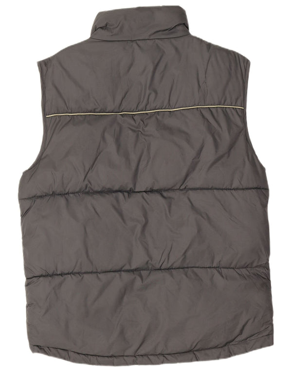 Jack & Jones Ανδρικό padded Gilet UK 14 Medium Grey Nylon