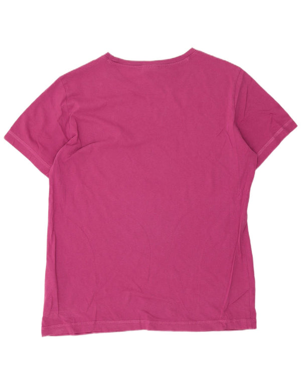 Champion Γυναικείο T-Shirt Top UK 18 XL Μωβ βαμβακερό