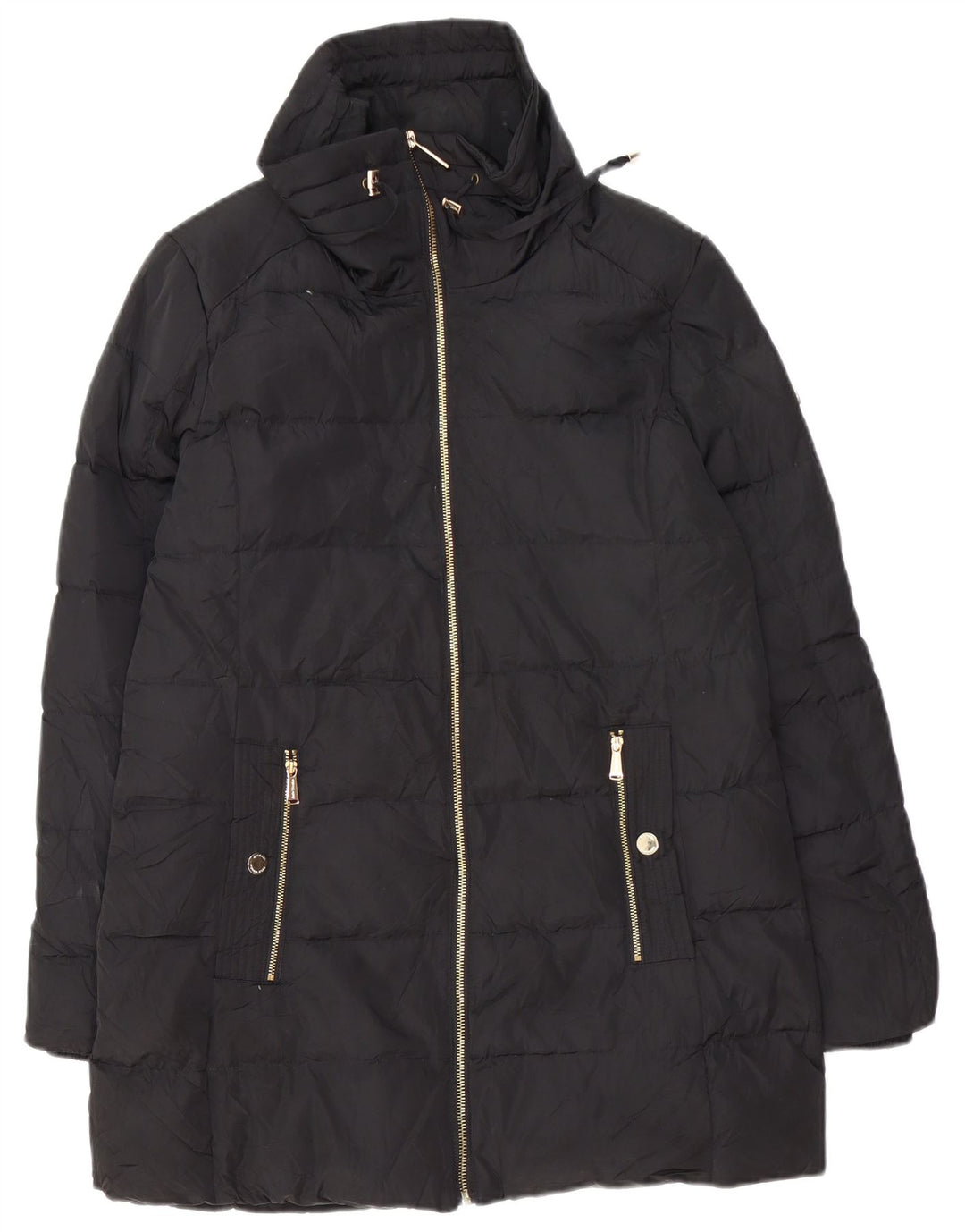 Michael Kors Γυναικείο Γυναικείο Παλτό UK 10 Small Black Polyester