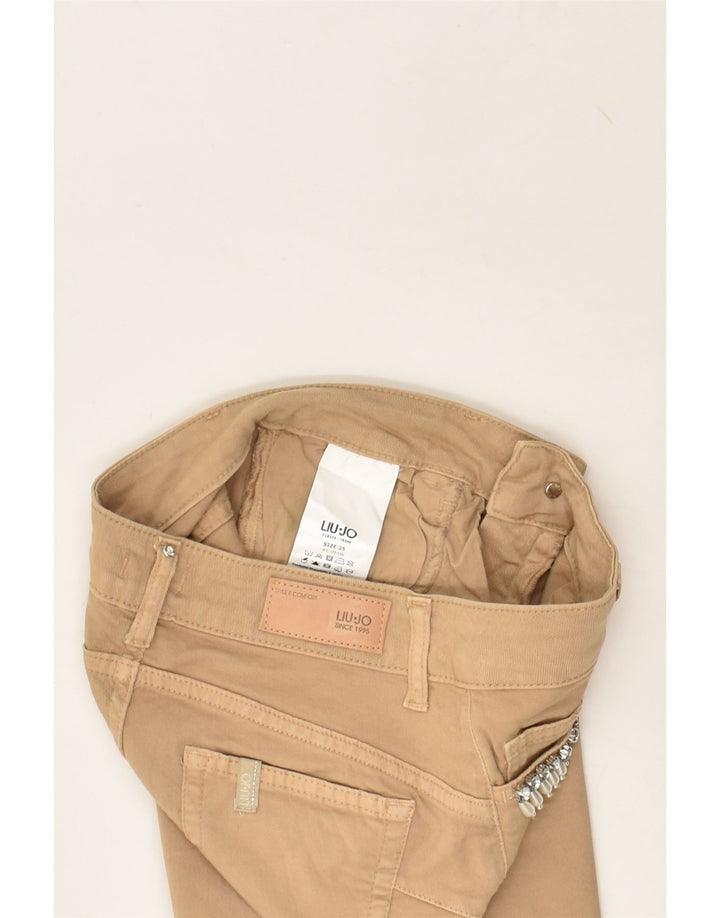 LIU JO JUNIOR Girls Slim Jeans 9-10 Years W25 L24 Beige | Vintage Liu Jo junior | Thrift | Second-Hand Liu Jo junior | Used Clothing | Messina Hembry 