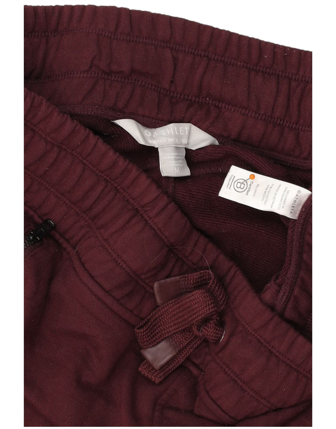 Γυναικεία αθλητική φόρμα ATHLETA Παντελόνι Joggers UK 14 Medium Burgundy Polyester