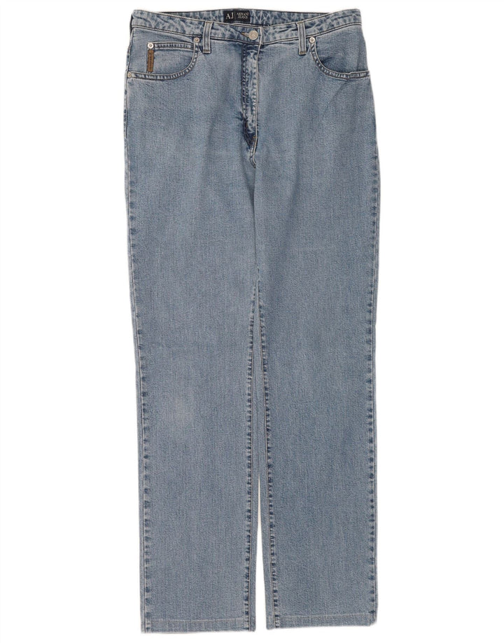 Armani Γυναικείο Indigo Straight Jeans W32 L32 Blue Cotton
