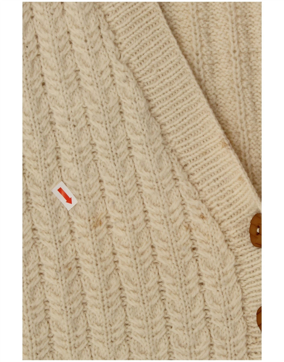 Γυναικείο κοντομάνικο ζακέτα VINTAGE UK 16 Large Off White