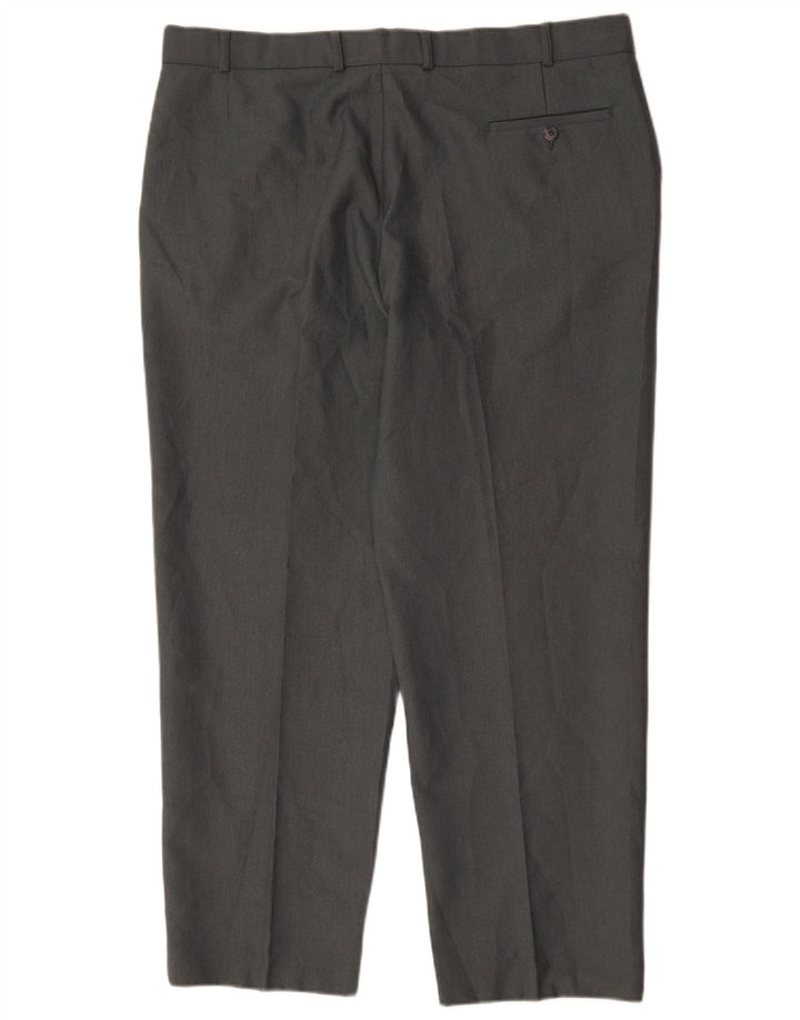 Marks & Spencer Ανδρικό ίσιο παντελόνι Chino W40 L29 Γκρι Πολυεστέρας