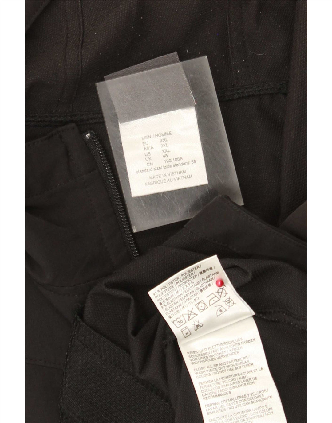 Jack Wolfskin Ανδρική φόρμα με κουκούλα Top Jacket UK 48 2XL Μαύρο Πολυεστέρας
