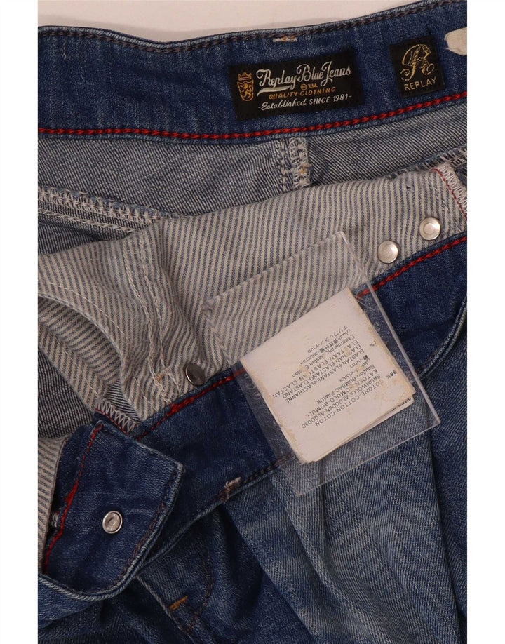 Replay Γυναικείο Slim Jeans W30 L34 Blue Cotton