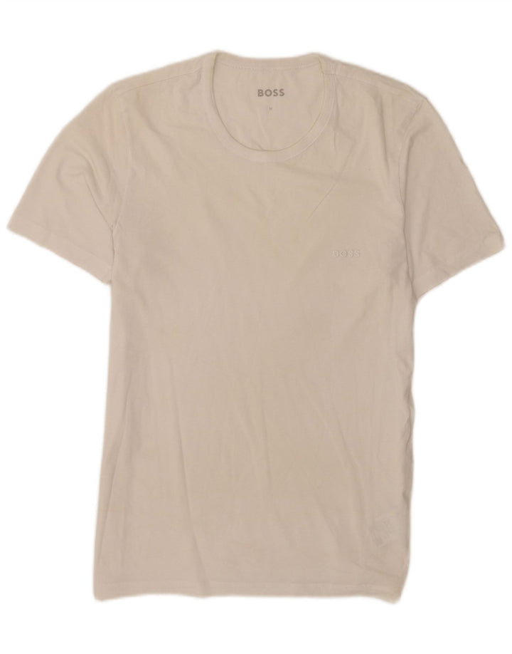 Ανδρικό T-Shirt Hugo Boss Top Μικρό λευκό βαμβακερό