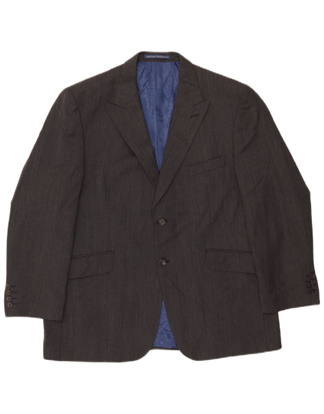 Marks & Spencer Ανδρικό μπουφάν σακάκι με 2 κουμπιά UK 44 2XL γκρι μαλλί