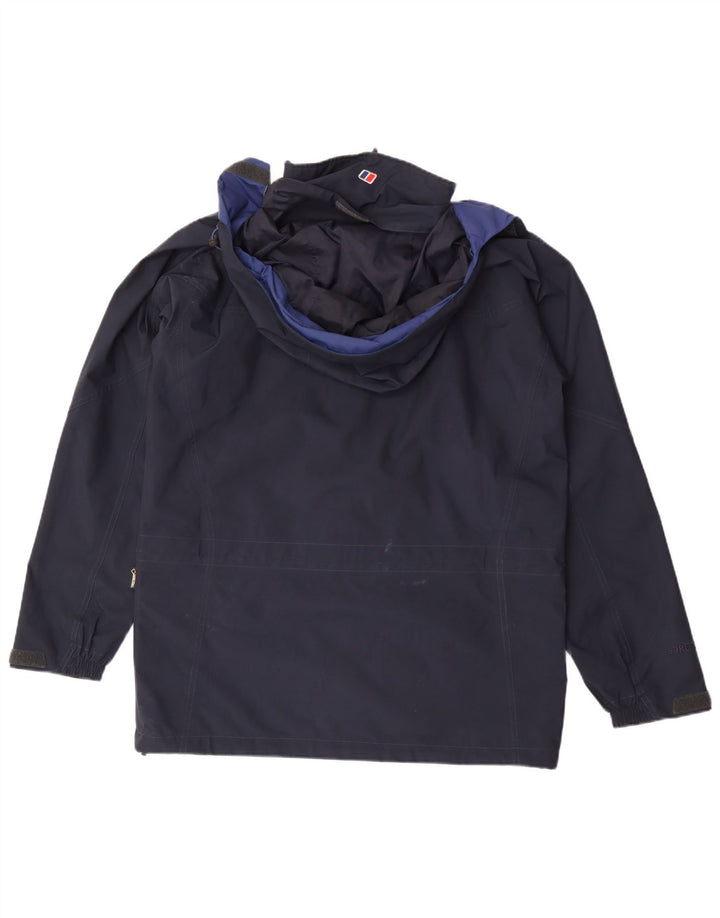 Berghaus Ανδρικό μπουφάν βροχής με κουκούλα UK 38 Medium Navy Blue Polyester