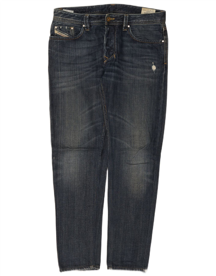 Γυναικεία DIESEL Larkee Distressed Slim Jeans W32 L32 Blue Cotton