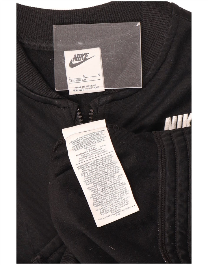 Κορίτσια γραφική φόρμα NIKE Top Jacket 12-13 Years Large Black