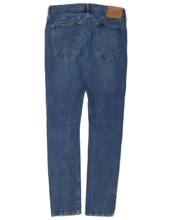 Lee Mens Luke Slim Jeans W31 L30 Blue Cotton