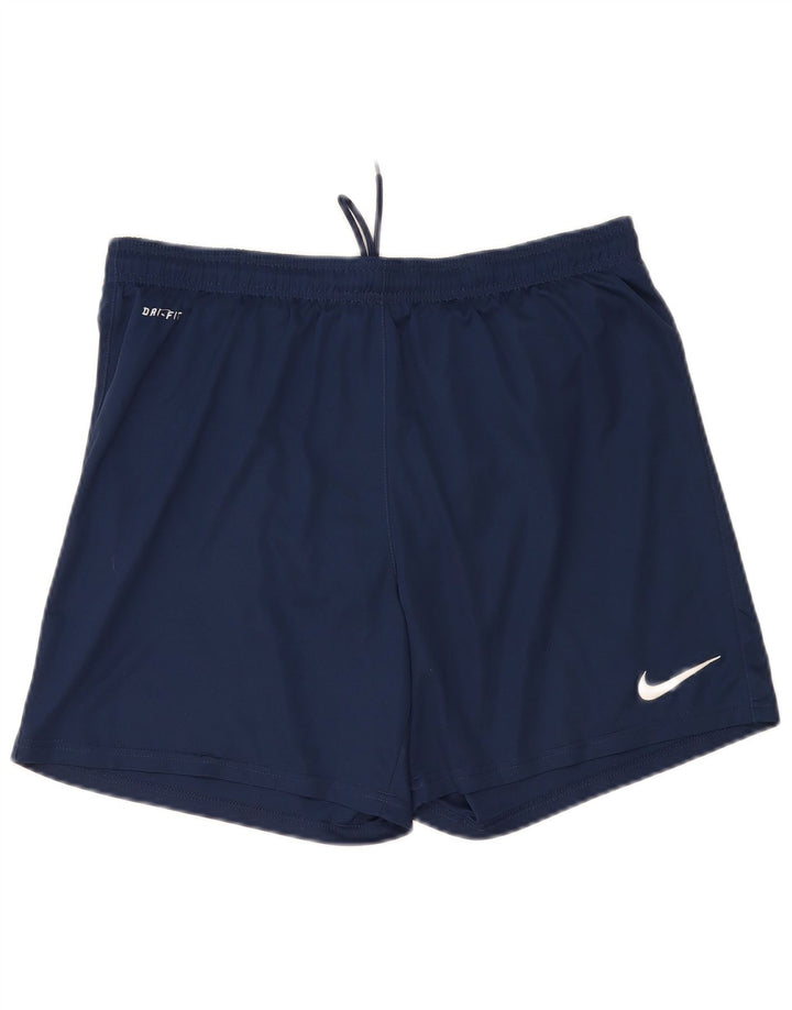 Ανδρικό αθλητικό σορτς NIKE Dri Fit μεγάλο μπλε ναυτικό πολυεστέρα