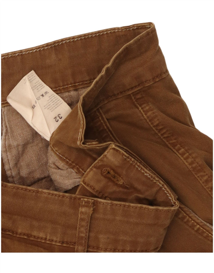 Lyle & Scott Ανδρικό Slim Cargo Παντελόνι W32 L33 Καφέ Βαμβακερό