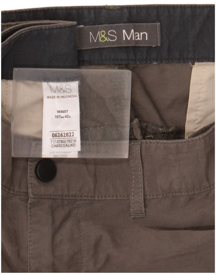 Ανδρικό σορτς Cargo Marks & Spencer W42 2XL Γκρι βαμβακερό