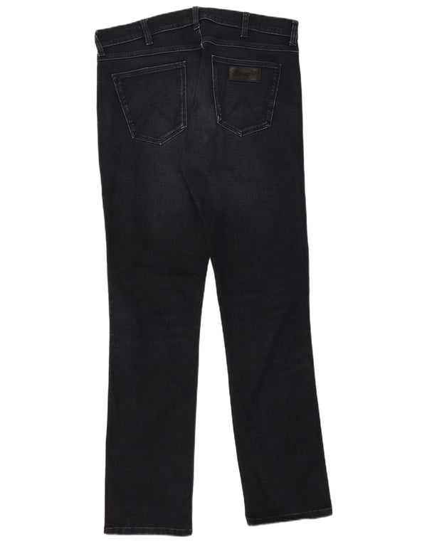 Ανδρικό τζιν Wrangler Greensboro Straight W34 L36 Navy Blue Cotton