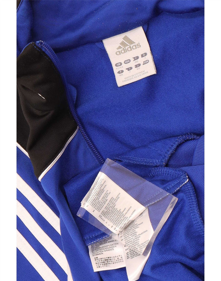Ανδρική φόρμα Adidas Top Jacket UK 42/44 Large Blue Colorblock Polyester